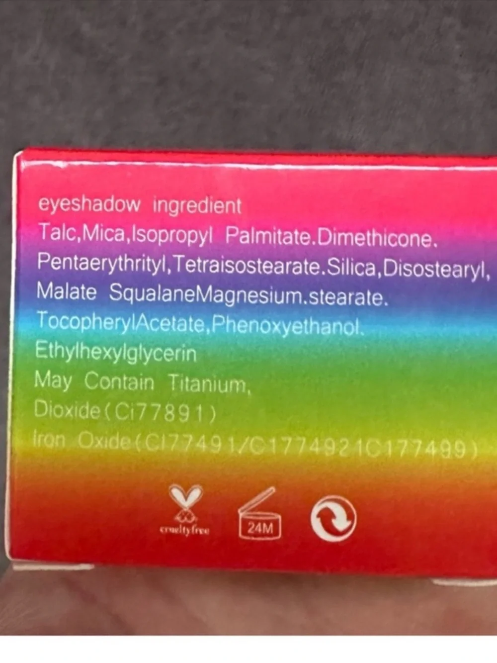 New neon yellow pigment powder eyeshadow